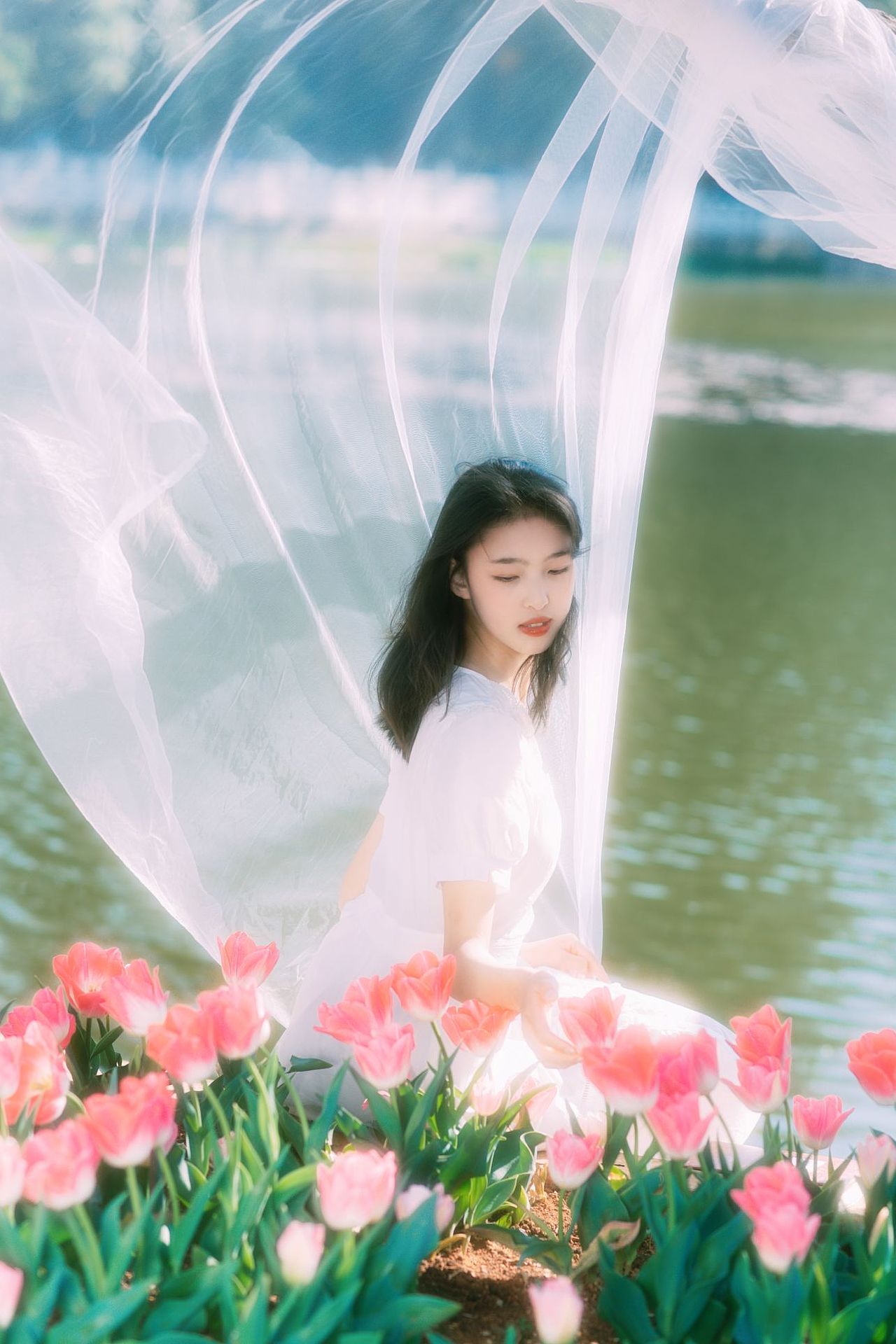 郁金香的温柔如余晖一般（图ZMzMwMzIzNzIw） - 人像摄影 - 站酷设计师胖虎自有妙计原创素材 - 站酷ZCOOL