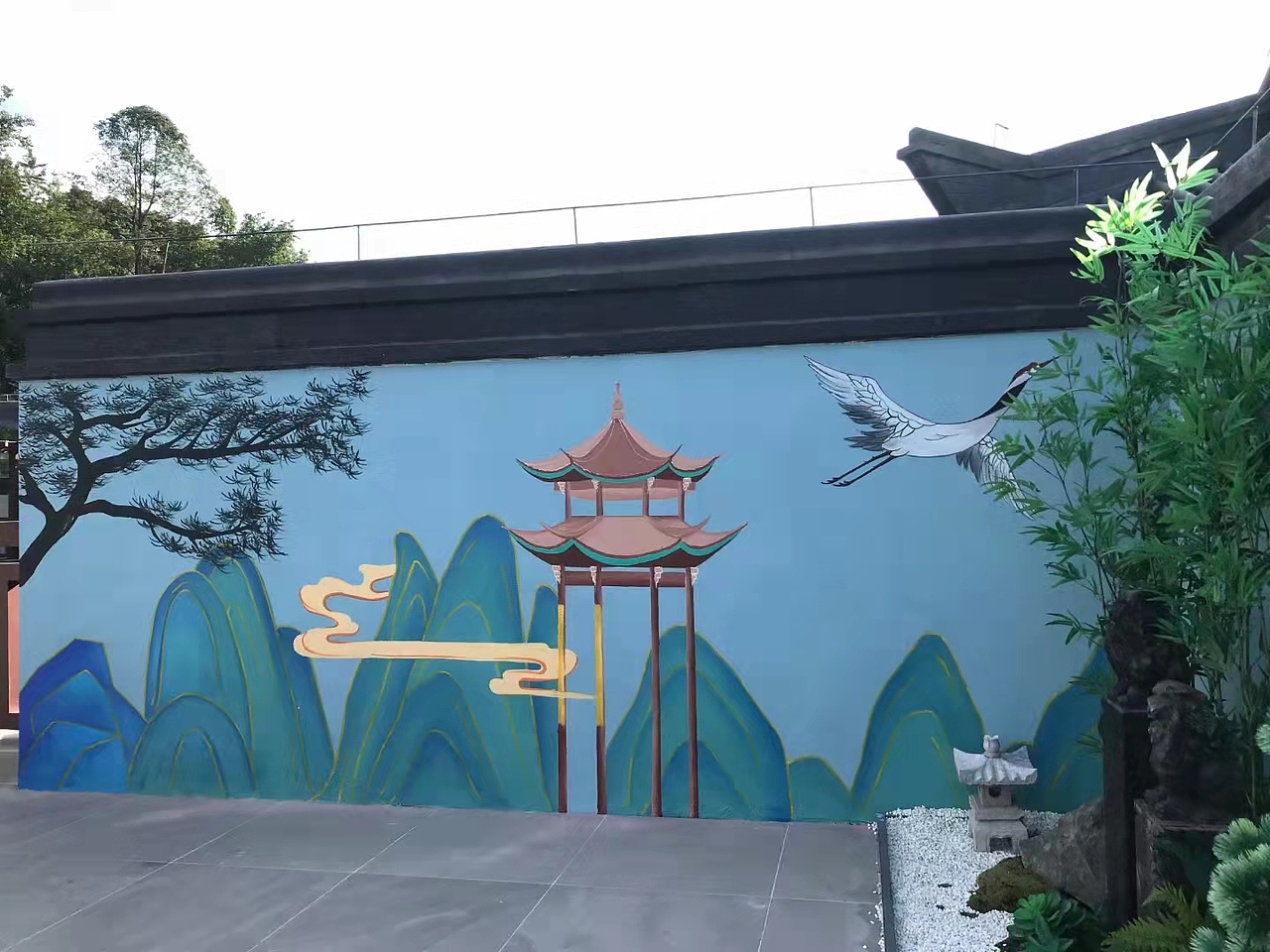 外墙墙绘原创系列|纯艺术|绘画|本视墙绘 - 原创作品 - 站酷 (zcool)