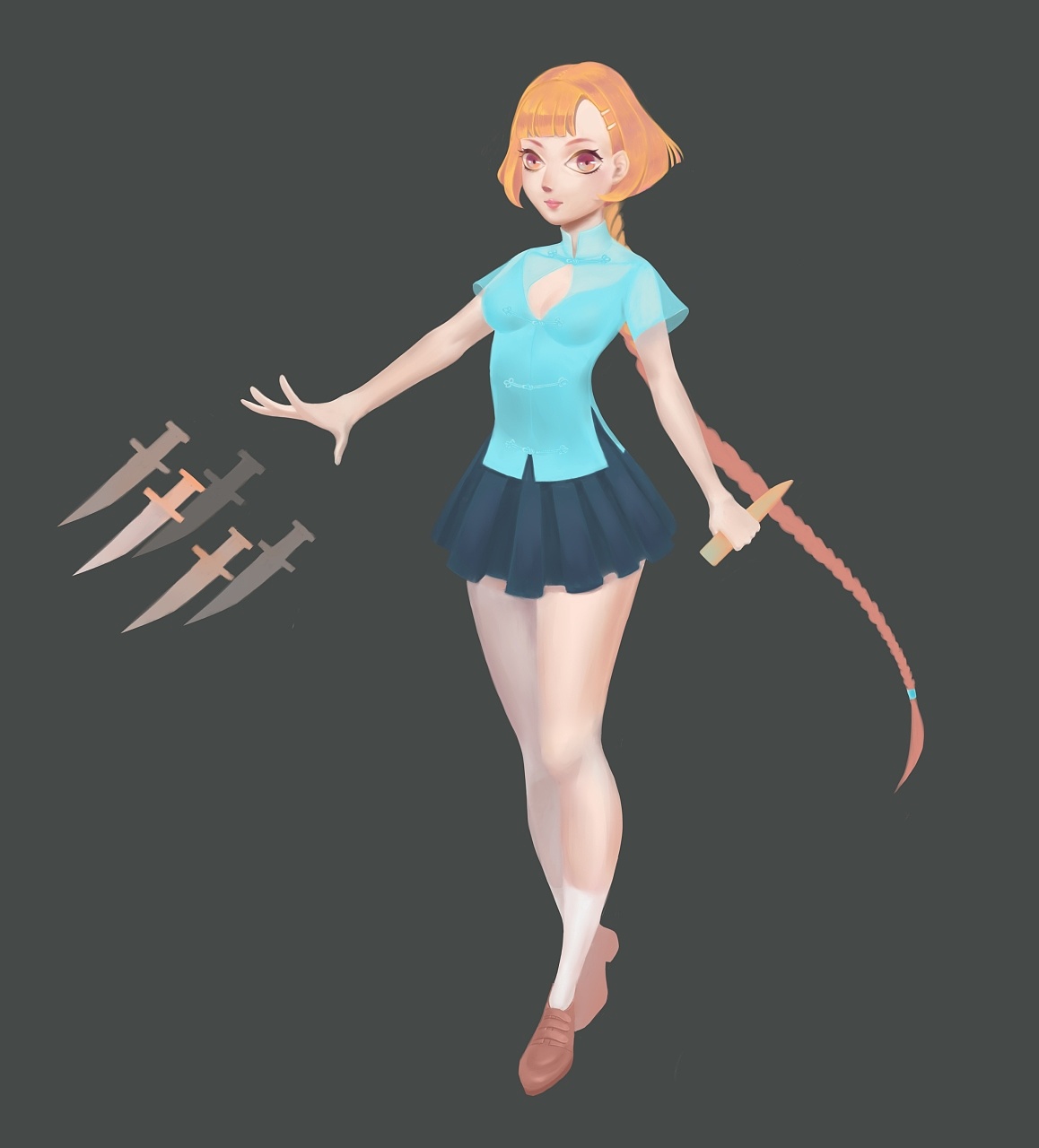 中国风女生游戏人设