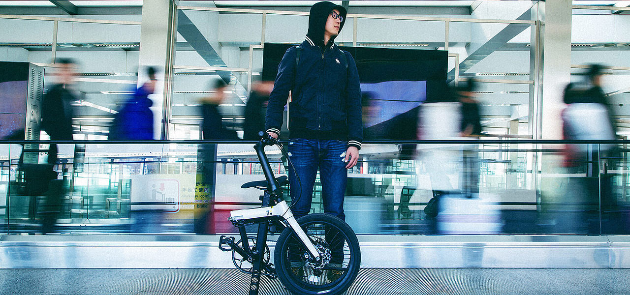 工业设计-银河折叠自行车-700Bike