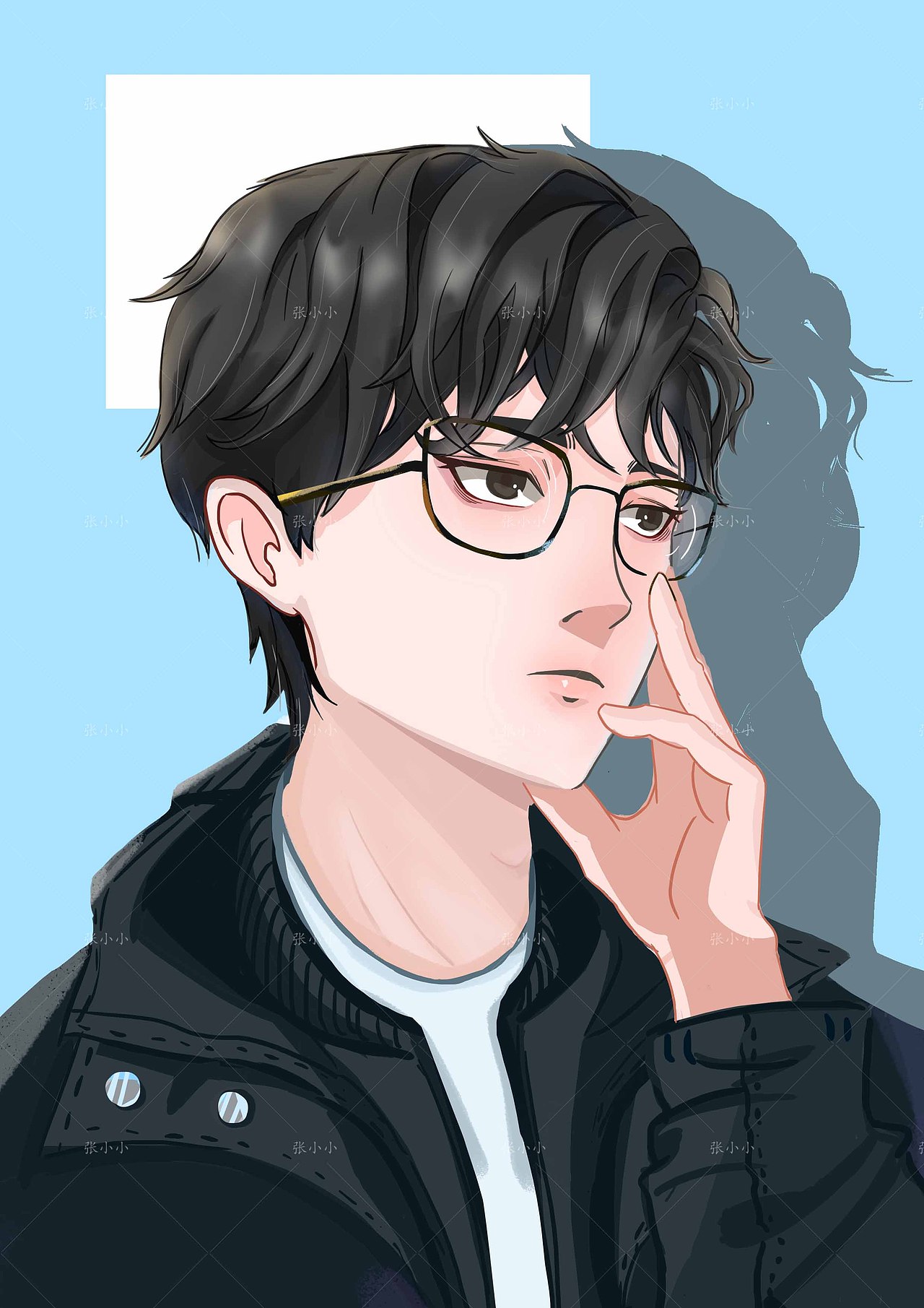 我的自画像（图ZMjg1NTgwNzQ4） - 其他 - 站酷设计师宇宙无敌张小小原创素材 - 站酷ZCOOL
