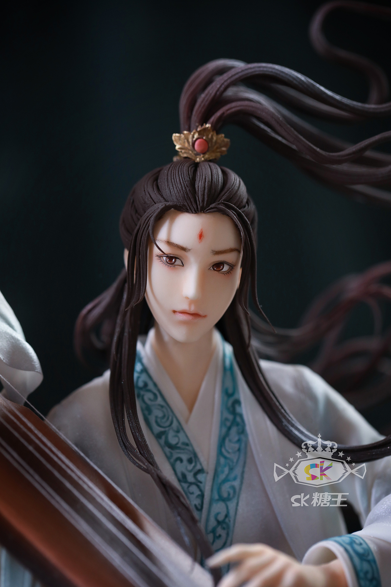 糖王周毅团队古风翻糖人偶琴鹤清风