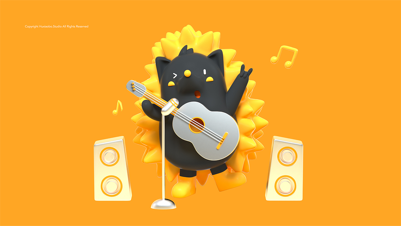 小猬音乐品牌设计（图ZMjc4MDA1OTY4） - 品牌 - 站酷设计师胡晓波设计原创素材 - 站酷ZCOOL