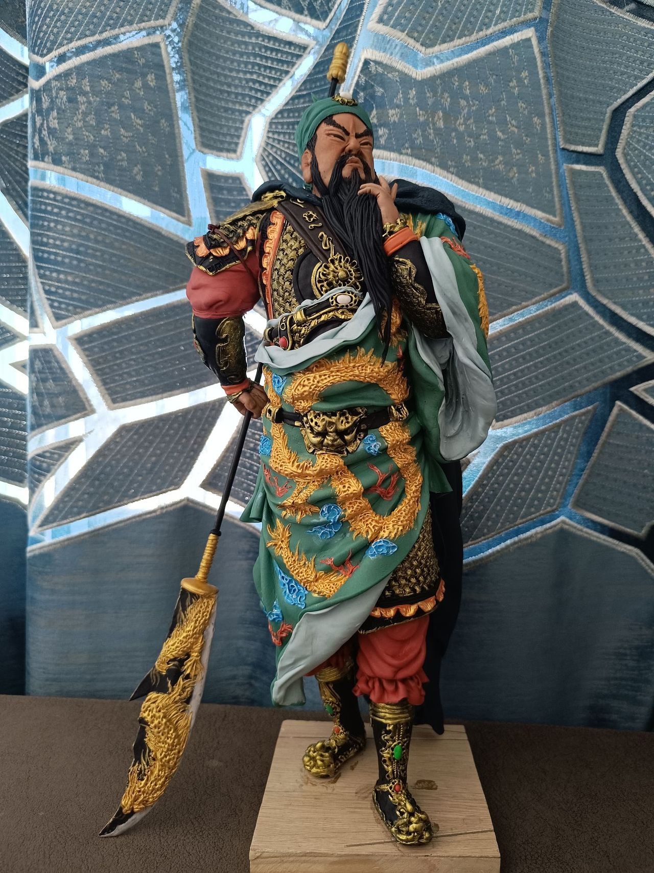 非遗面塑——关公