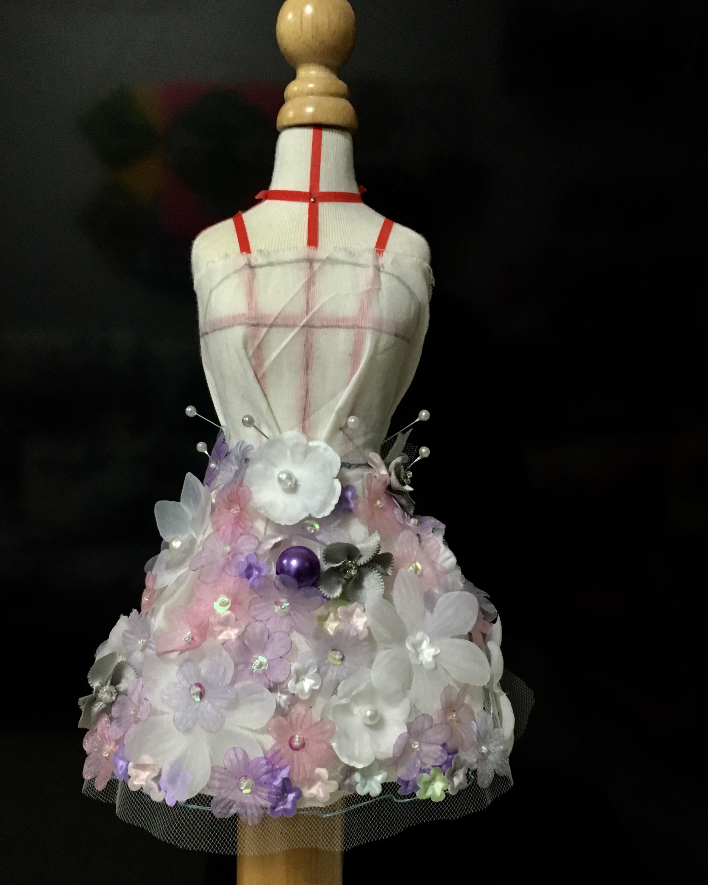 儿童设计类教学-服装设计-花朵小礼服|手工艺|其他手工艺|boximeina