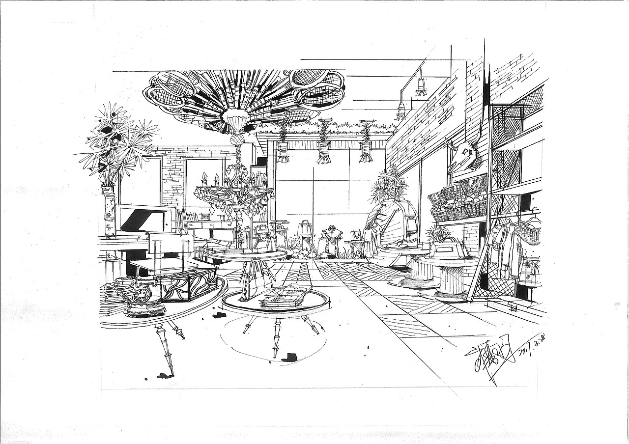 手绘空间（图ZODgyNTYzNTY=） - 家装设计 - 站酷设计师18234041371wxy原创素材 - 站酷ZCOOL