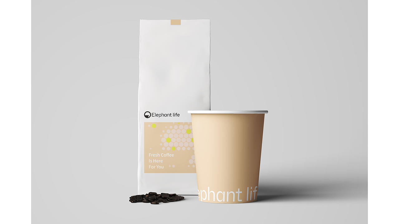 大象咖啡·Logo再造与包装（图ZMjg0MzQwMjY0） - 包装 - 站酷设计师默之Lowught原创素材 - 站酷ZCOOL