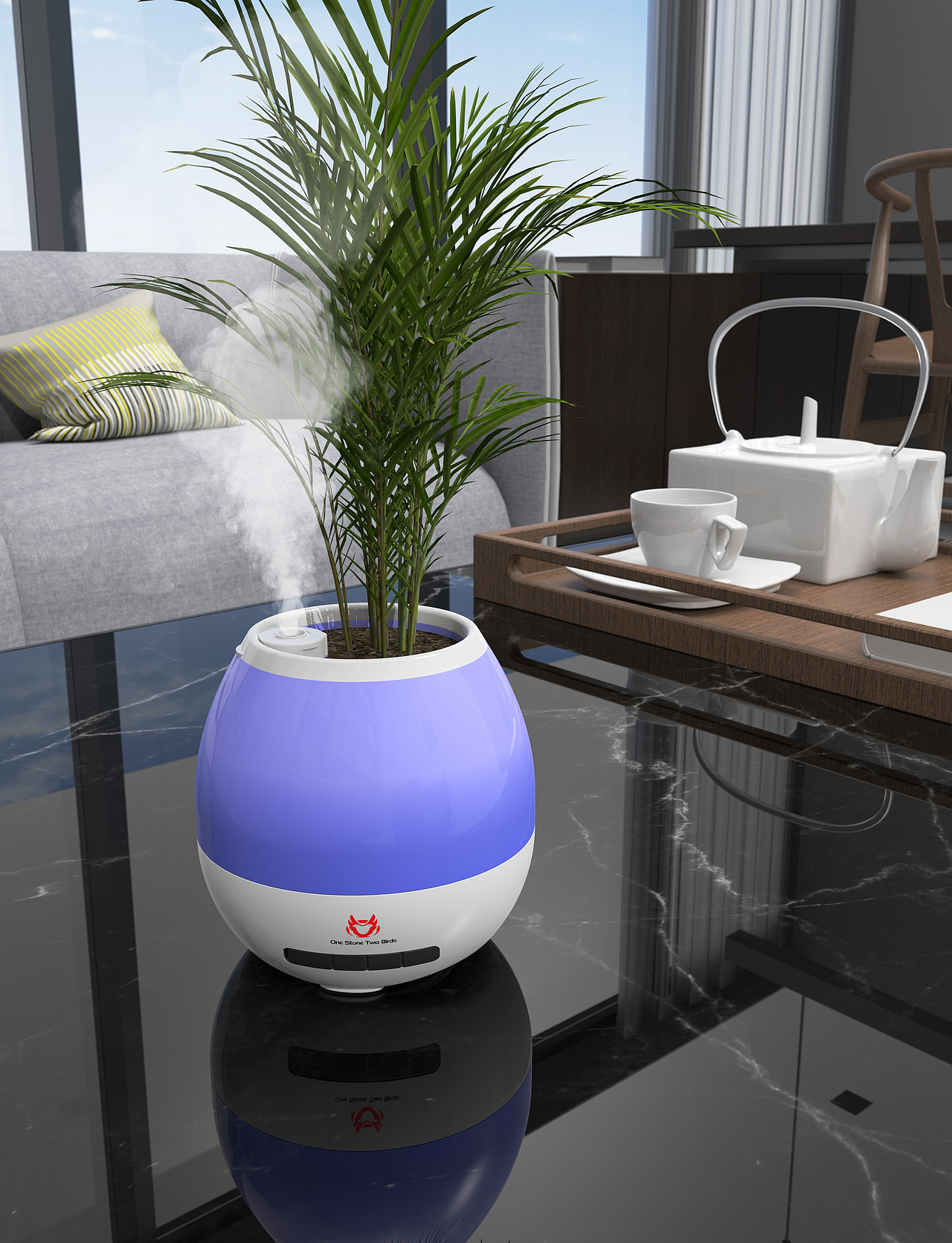 多功能加湿器案例|工业/产品|电子产品|李先生设计工作室_原创作品