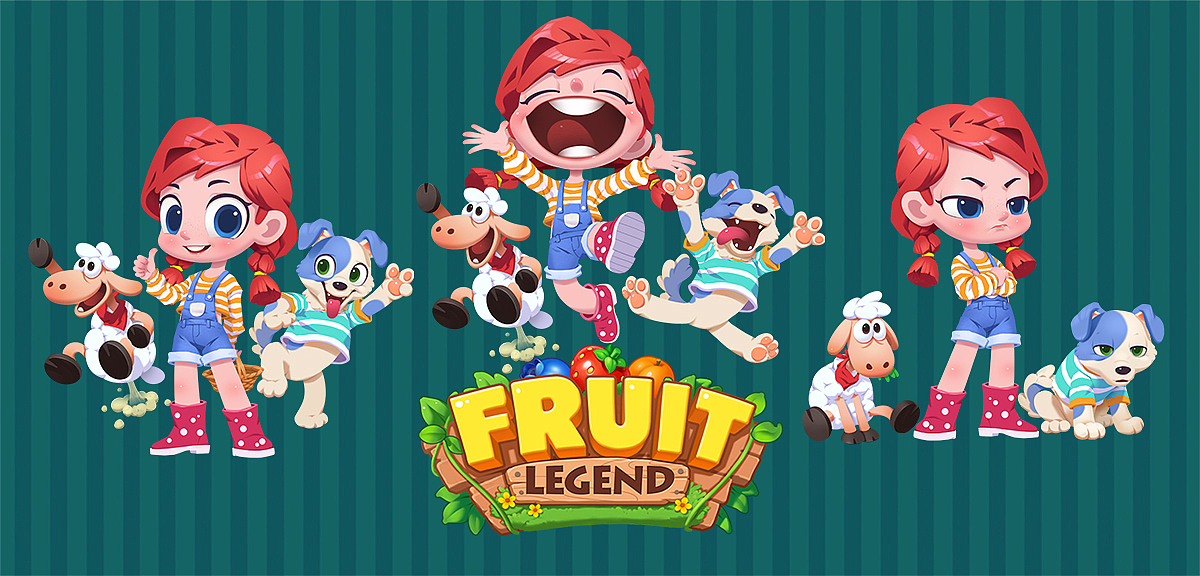 Fruits Legend游戏美术部分（图ZMTIxMjIyOTMy） - 游戏原画 - 站酷设计师左轮左轮原创素材 - 站酷ZCOOL