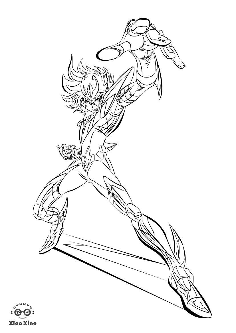 圣斗士星矢艺术线稿