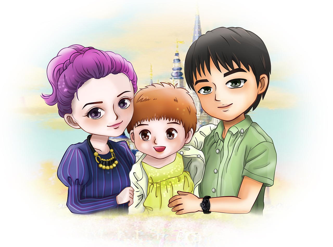 最近设计的Q版卡通形象（图ZMzYzMDcyMjg=） - 创作习作 - 站酷设计师小点hwt原创素材 - 站酷ZCOOL