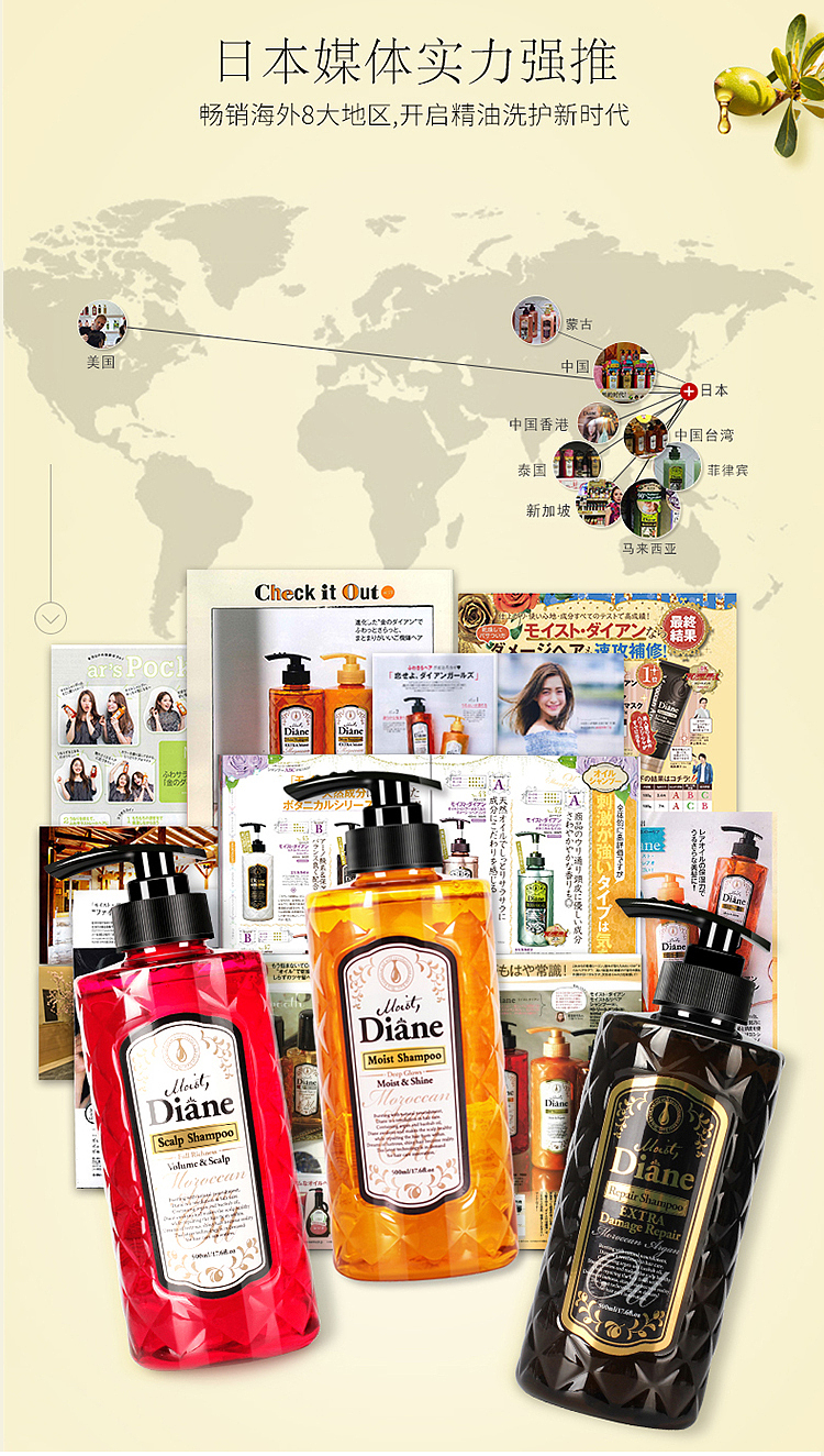 黛丝恩摩洛哥精油洗发水详情页