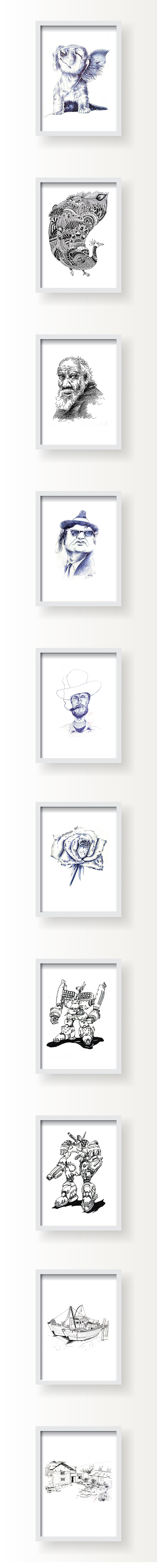 一些画——那些年（图ZMTczNTI3Nzg4） - 创作习作 - 站酷设计师我是大冰哥原创素材 - 站酷ZCOOL