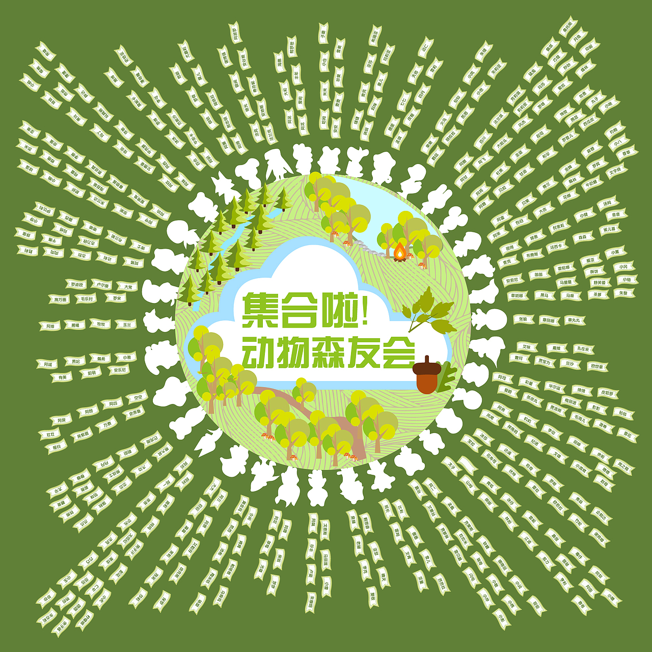 “动物森友会”信息设计图表海报练习（图ZMjMxMjkxNjM2） - 信息图表 - 站酷设计师摸摸脸脸原创素材 - 站酷ZCOOL