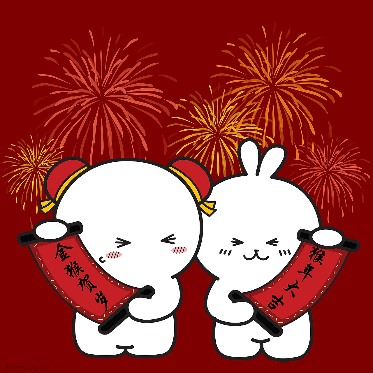 痘痘脸家族插画合集