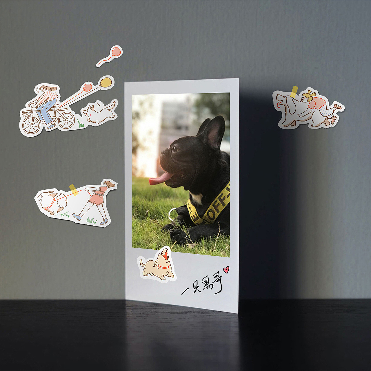 猫系狗生-胶带设计