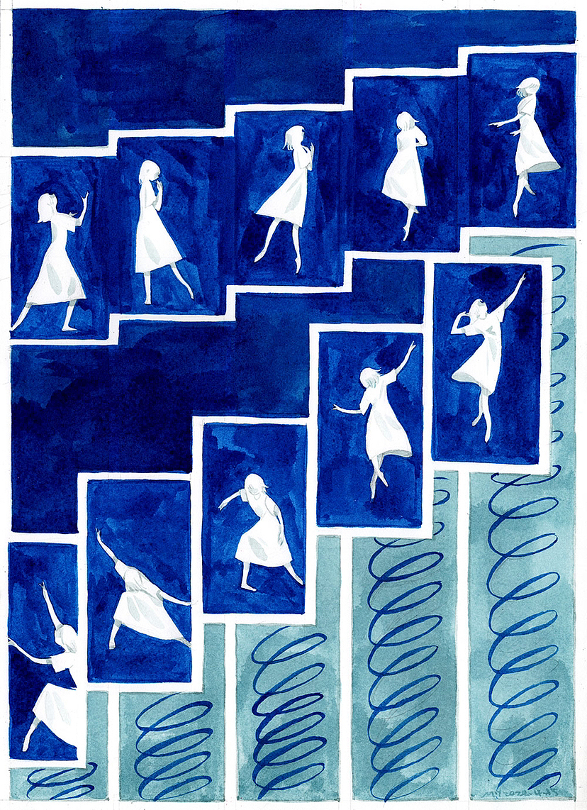 舞（图ZMzE1OTY2MTQw） - 艺术插画 - 站酷设计师MY蚂蚁原创素材 - 站酷ZCOOL