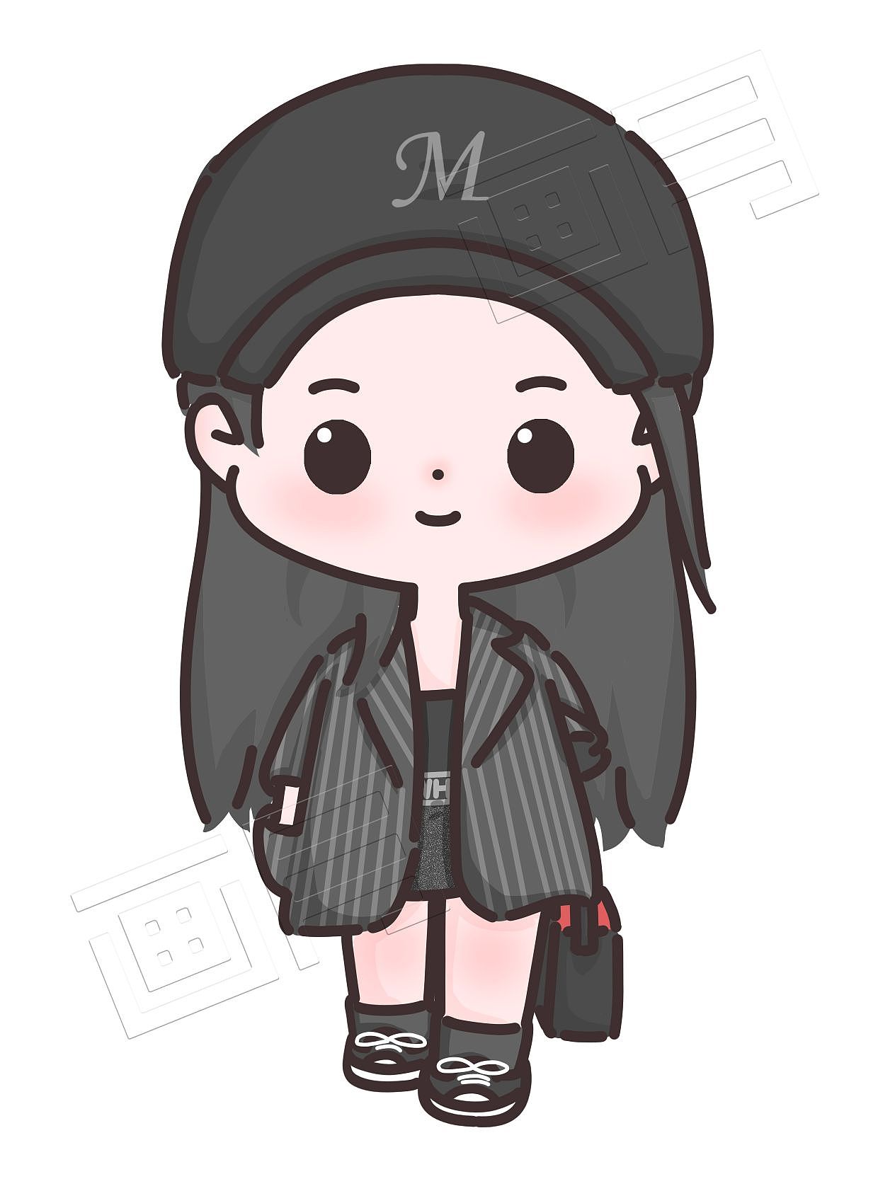 关晓彤小姐姐的q版