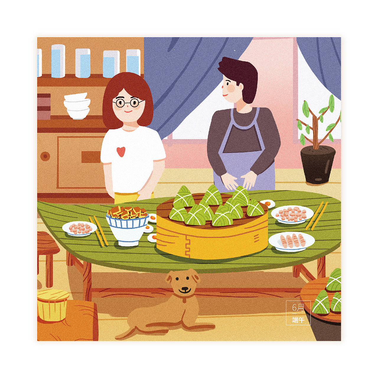 騰訊廣告臺(tái)歷（圖ZMTQyMzM5OTM2） - 商業(yè)插畫(huà) - 站酷設(shè)計(jì)師浪人公子原創(chuàng)素材 - 站酷ZCOOL