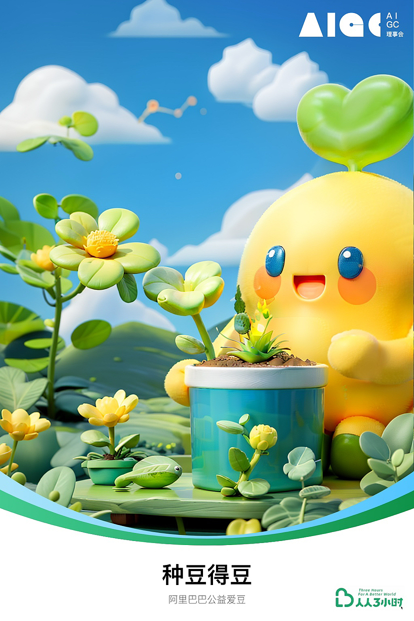 AI里的公益爱豆