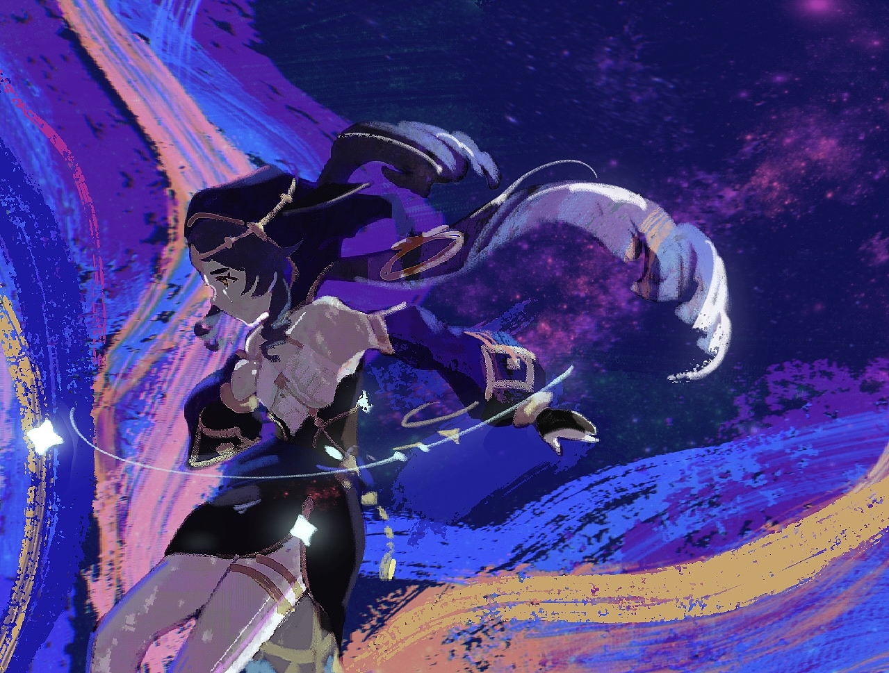 夜莺与玫瑰星云