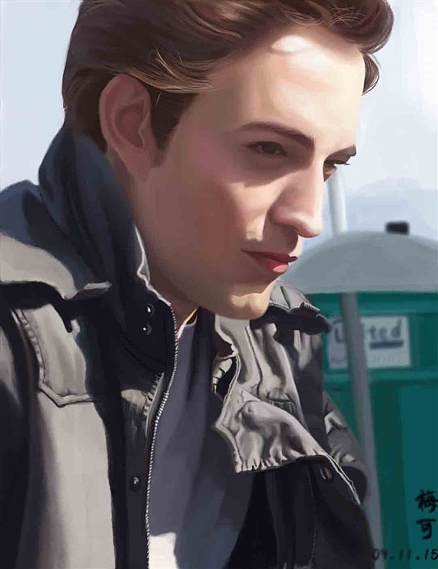 很久很久以前画的真人，哈哈中间那张是画的自己（图ZMjIwODI1MjQ=） - 商业插画 - 站酷设计师白日梦先生晚安原创素材 - 站酷ZCOOL