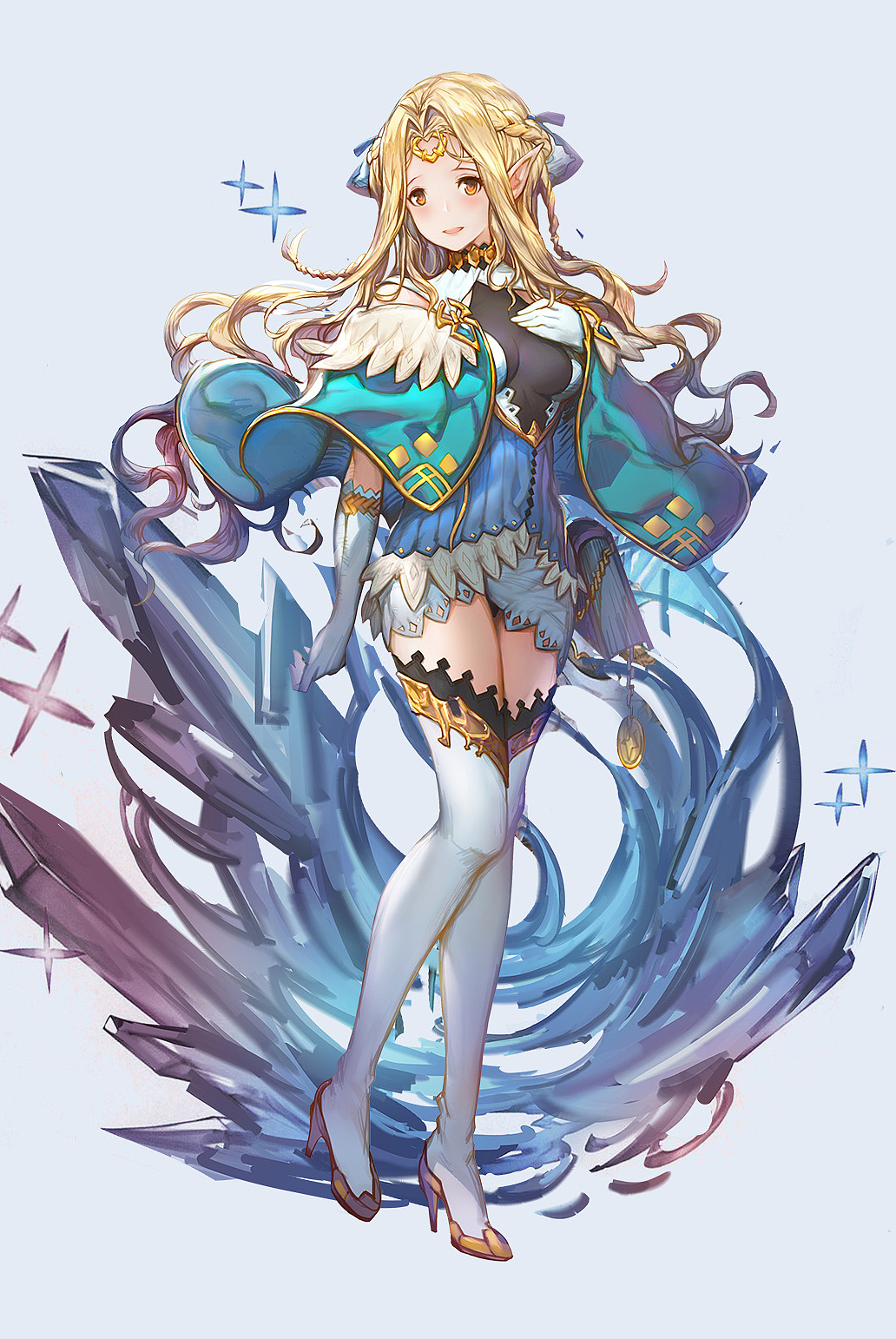 精灵法师（图ZMjQ5NjQ0NzY0） - 游戏原画 - 站酷设计师星尘轨迹原创素材 - 站酷ZCOOL