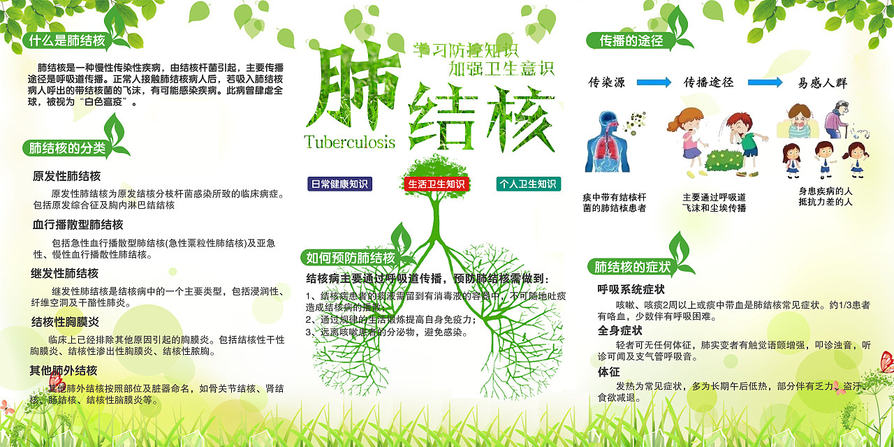 肺结核宣传栏