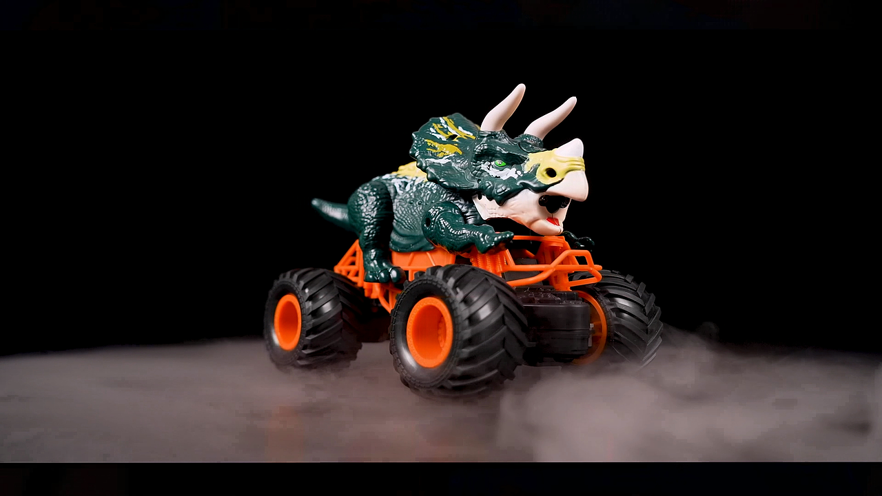 喷雾恐龙玩具遥控车亚马逊广告主图视频