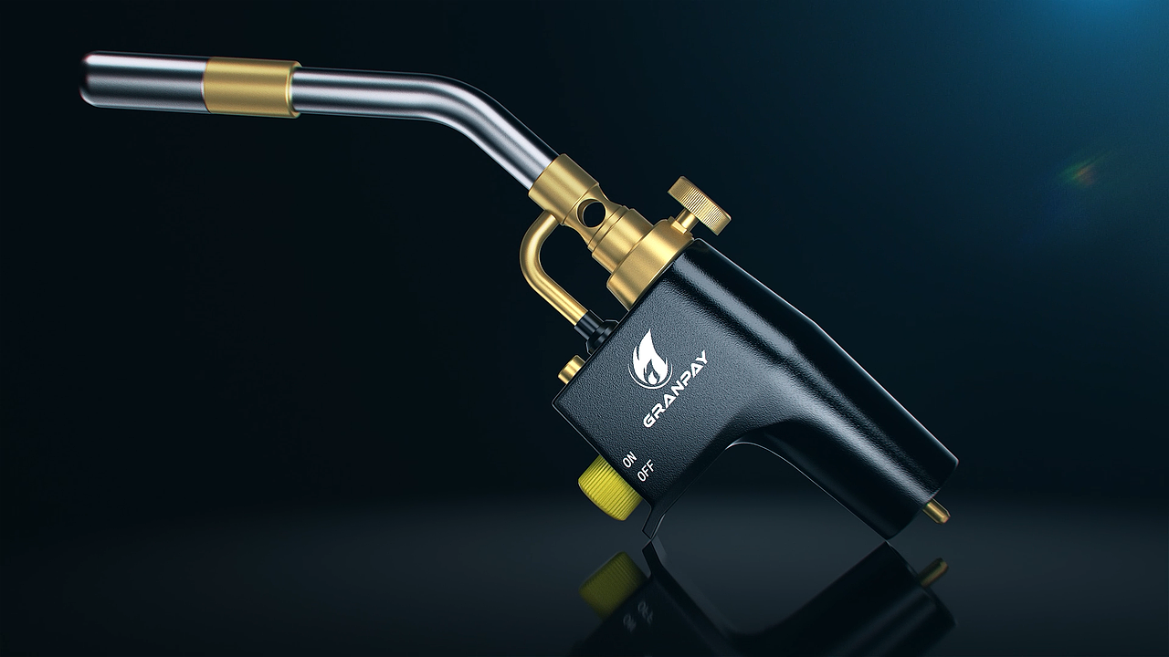 焊枪三维动画视频-产品动画