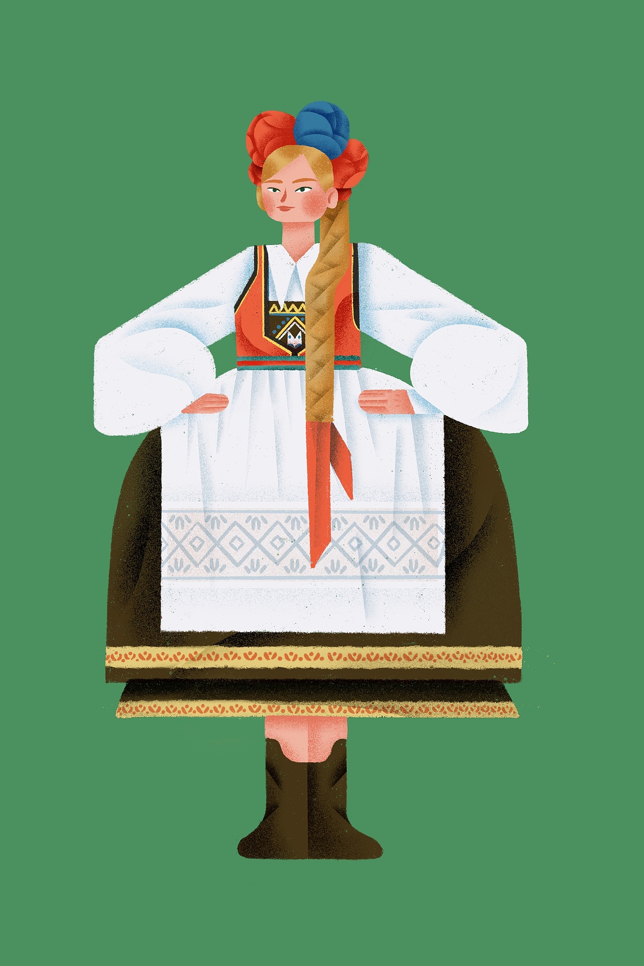 插画随笔——世界五颜六色