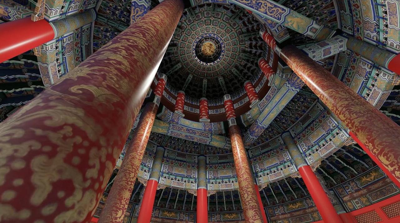 中国古建内部动画|三维|建筑/空间|天行者123321 原创作品 站酷