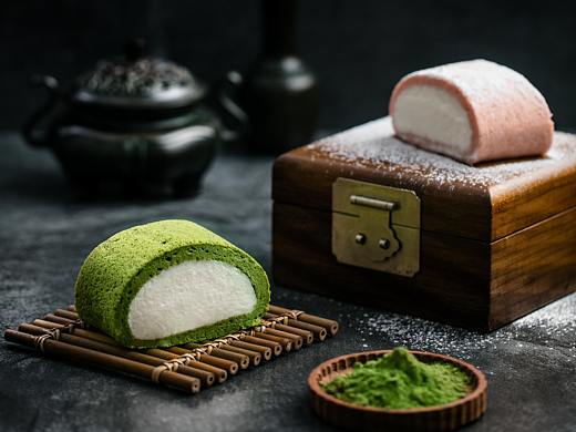 食术商业美食摄影-抹茶饮品