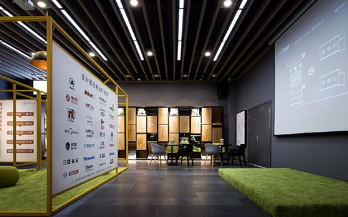 重庆办公室装修设计 重庆办公会所装修设计公司（图ZOTAxMjYyODA=） - 家装设计 - 站酷设计师健身房设计原创素材 - 站酷ZCOOL