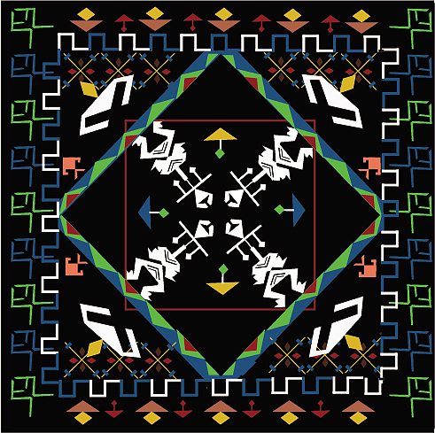 海南黎苗族图案设计