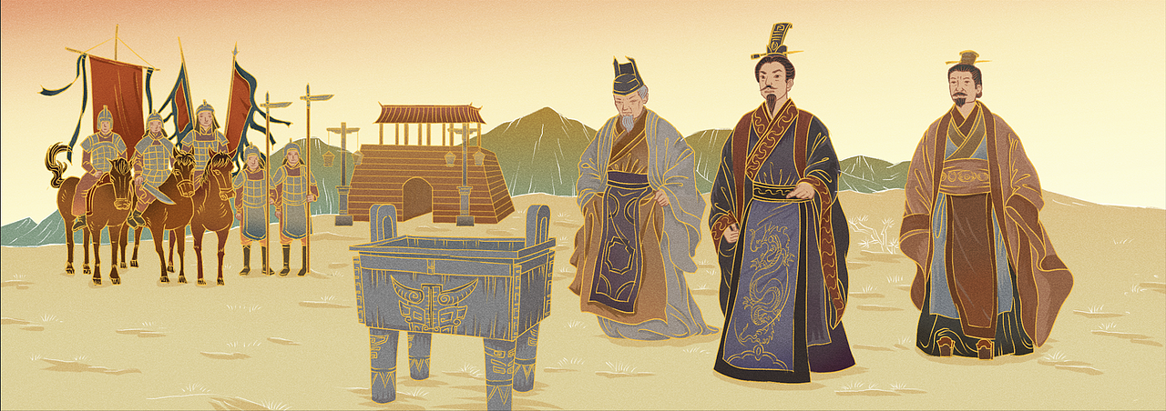 中国历史故事插图（图ZMjc5MTU1NzAw） - 商业插画 - 站酷设计师张小可123原创素材 - 站酷ZCOOL