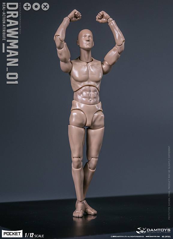 DAMTOYS 1/12可动人形 “绘画人