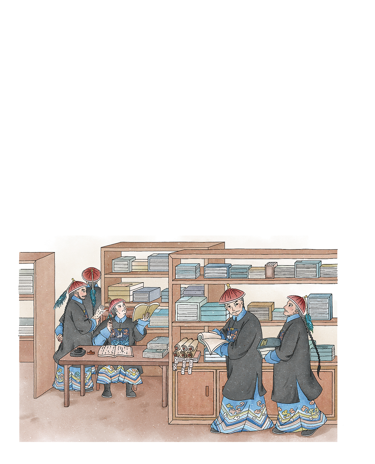 清朝历史绘本插图