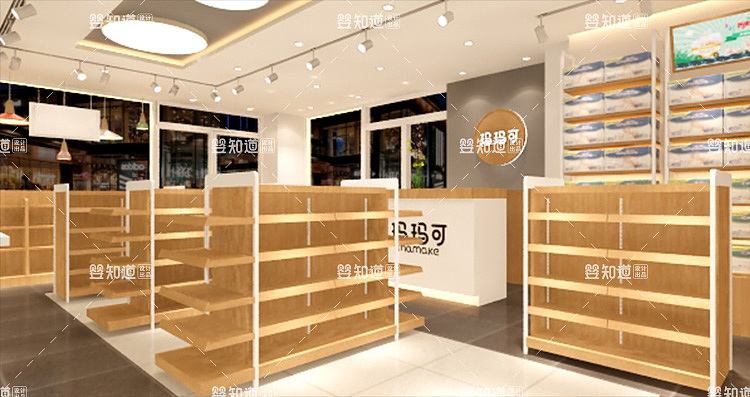 河源母婴店设计|河源母婴店铺设计公司案例|玛玛可母婴店效果图