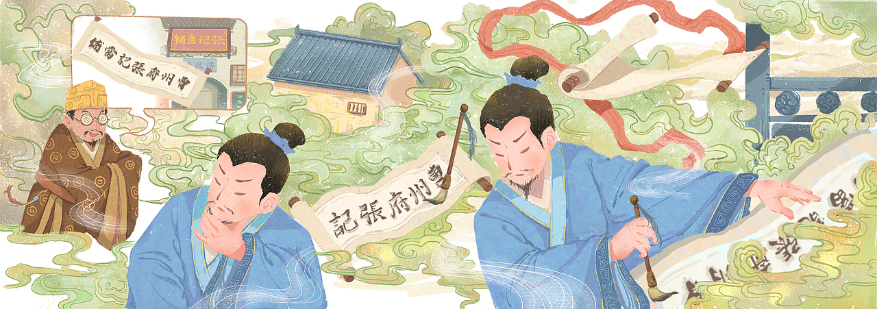 插画绘本《蒋敬买鸭》（图ZMjYyMDgxMDc2） - 绘本 - 站酷设计师是海贼小胡原创素材 - 站酷ZCOOL