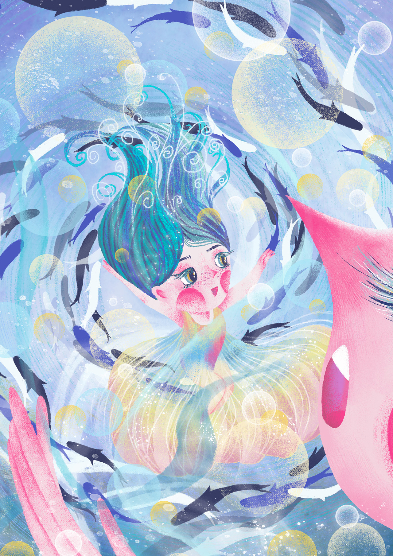 海洋之歌|打开uled去旅行|平面|海报|玖命灵猫 - 原创作品 - 站酷