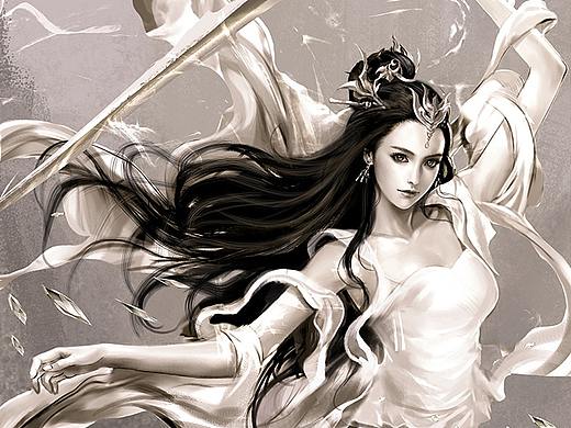 《剑王朝》封面插画