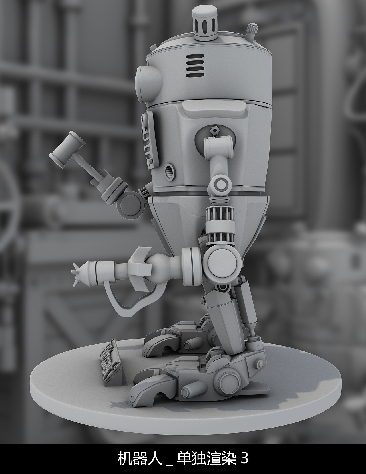 我的CG第一作品_机器人工厂（图ZOTM5OTM1NTY=） - 场景 - 站酷设计师四方Art原创素材 - 站酷ZCOOL