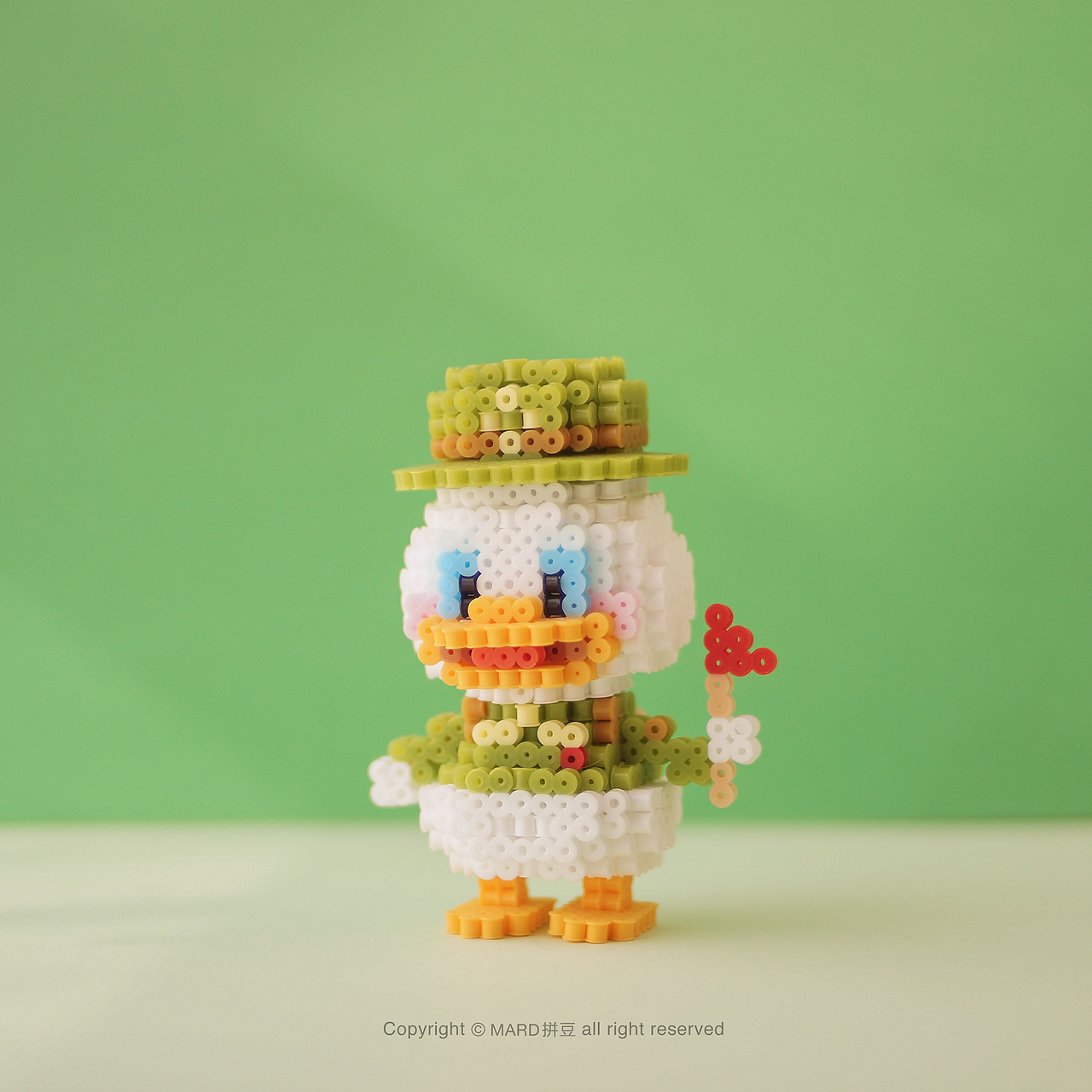 mard拼豆原创迪士尼唐老鸭