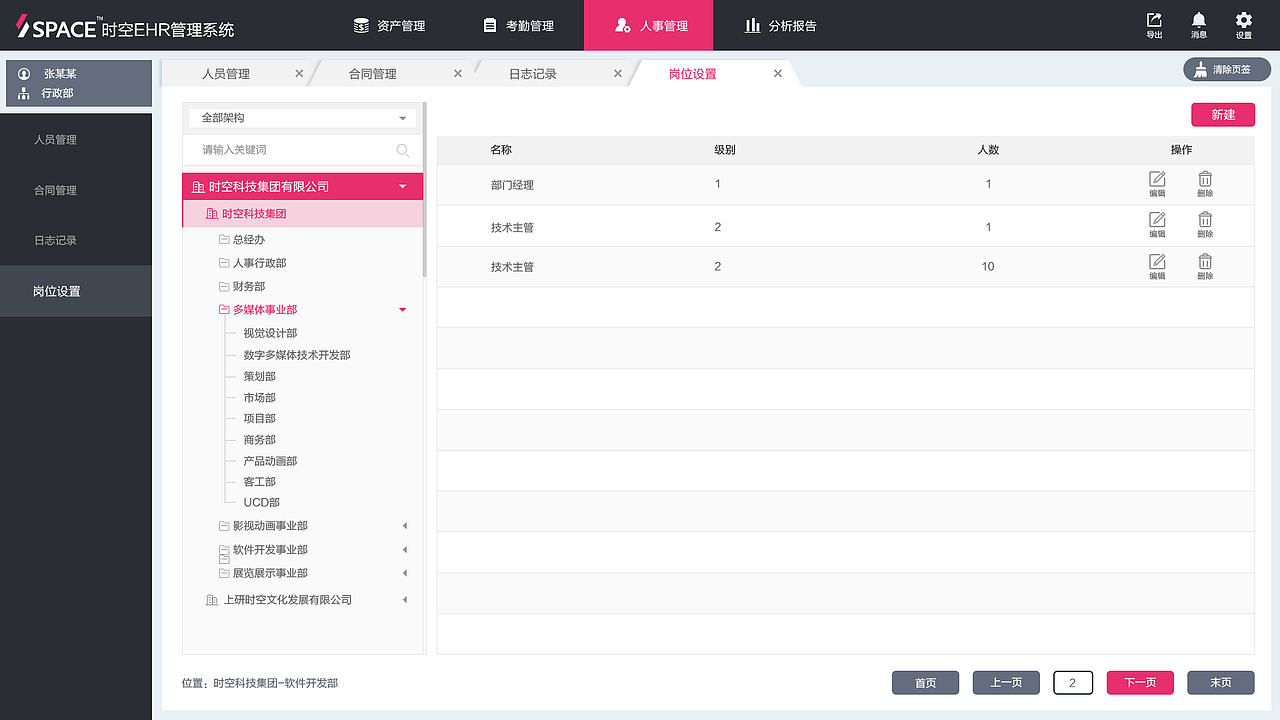 EHR人事管理系统界面设计（图ZMTgwMjkxODc2） - 其他网页 - 站酷设计师咸鱼君想翻身原创素材 - 站酷ZCOOL