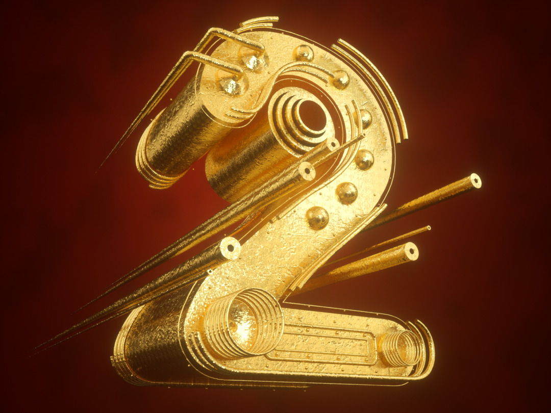 C4D——数字_weijie103-站酷ZCOOL