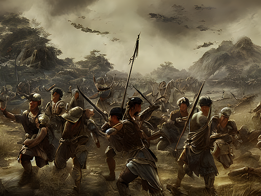 ai创作实验室#战场,战争,古代,古风,远景