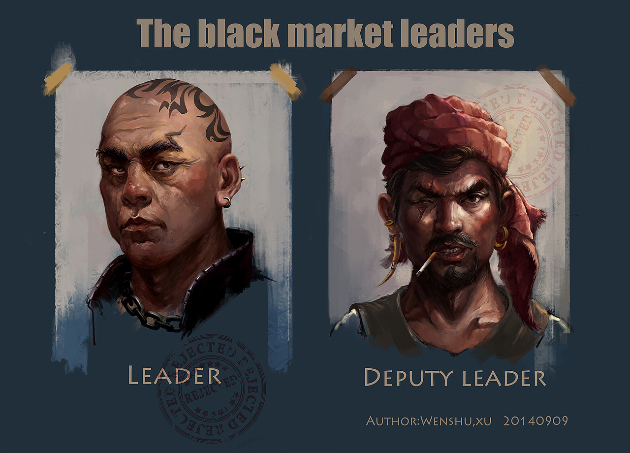 人物设定（图ZMjQ0MDE2NzI=） - 概念设定 - 站酷设计师梳子v原创素材 - 站酷ZCOOL