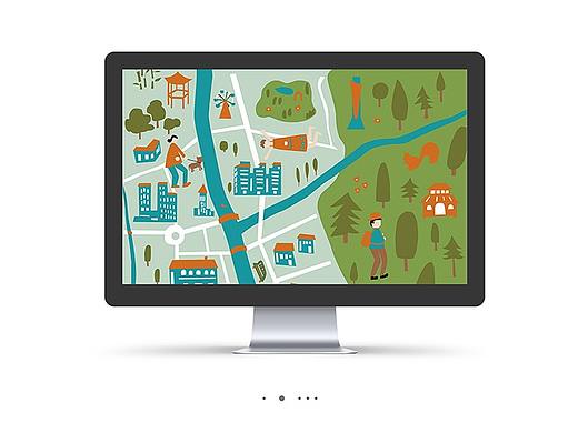 地图-MY FUDING LIFE（个人主页-ZMzgyMDkyMjA=） - 商业插画 - 站酷设计师方岚柚原创素材 - 站酷ZCOOL