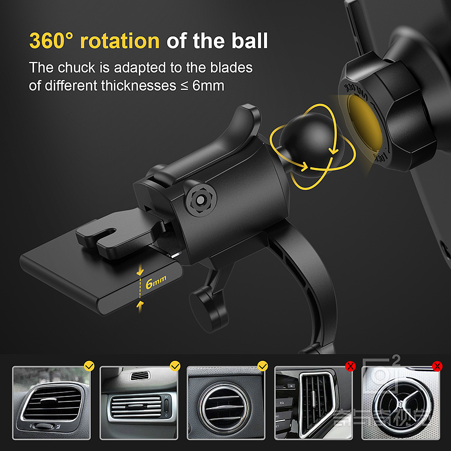 亚马逊主图设计,产品渲染精修,车载支架主图设计